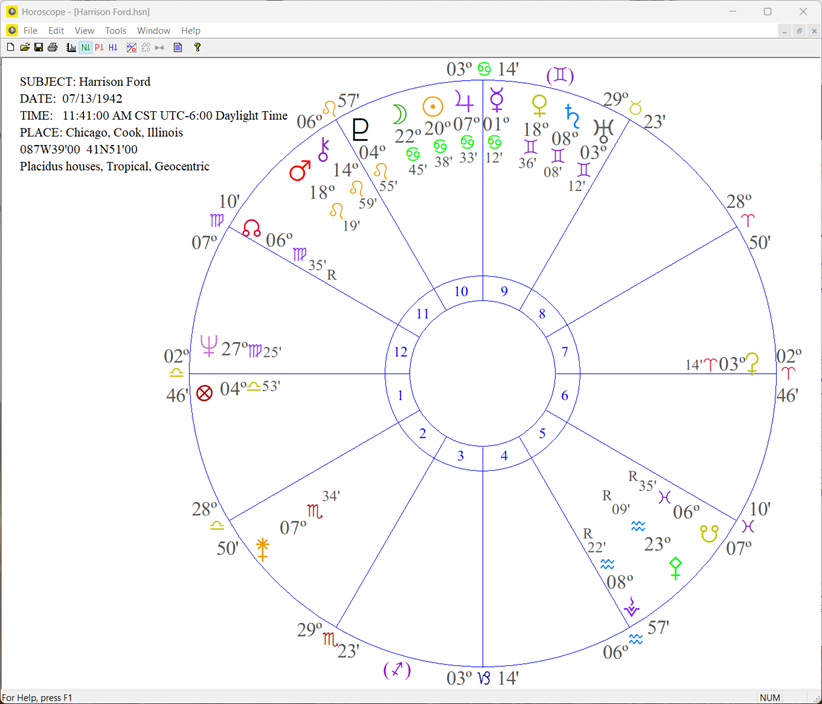 Horoscope UI Screenshot