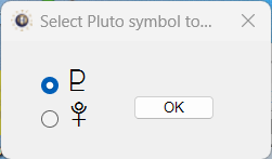 Pluto symbol